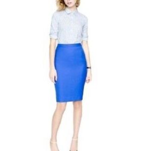 Jcrew Pencil Skirt - Royal Blue